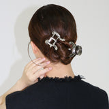 Metal Silver Marron Clip