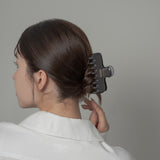 Slate Black Gloss Hair Clip