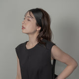Black Silk Turban Headband