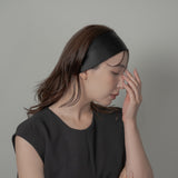Black Silk Turban Headband