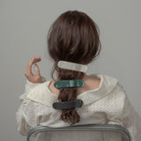 Kelly Green Gloss Bar Hair Clip