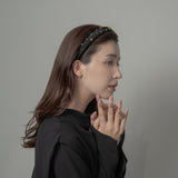 Slender Headband Black Rainbow 