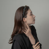 Slender Headband Black Rainbow 