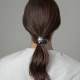 Black Big Pearl Hair Clip