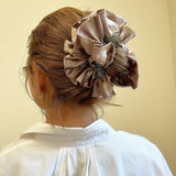 Baby Frills Scrunchie Metal Pink