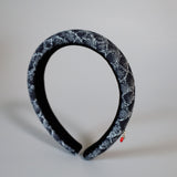 Slender Headband Snake Denim Red Heart