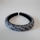 Slender Headband Snake Denim Red Heart