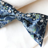 Big Ribbon Barrette Navy