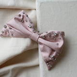 Big Ribbon Barrette Pink