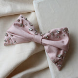 Big Ribbon Barrette Pink