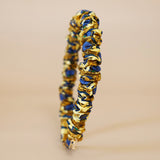 Gather Headband Yellow Blue No Studs