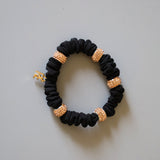 Silk Studs Pony Black Gold