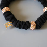 Silk Studs Pony Black Gold