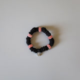 Silk Studs Pony Black Pink
