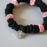 Silk Studs Pony Black Pink