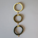 Daily Hair Pony Set Olive Green（3pcs）