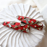 Hair Pin Red Gold 