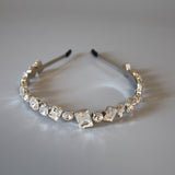 Clear Silver Headband