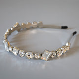 Clear Silver Headband