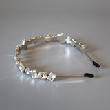 Clear Silver Headband