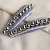 Hair Pin Stripe Silver