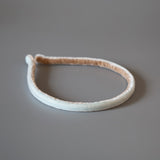 2 Tone Velvet Headband Lt.blue