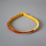 2 Tone Velvet Headband Yellow Gold