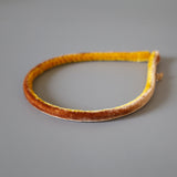 2 Tone Velvet Headband Yellow Gold