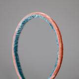 2 Tone Velvet Headband Pink