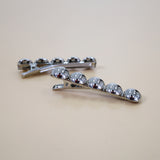 Dot Silver 2pcs Hair Clip