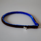 2 Tone Velvet Headband Brown