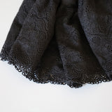 Big Frills Lace Scrunchie Black