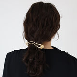 Wave Gold Hair Clip