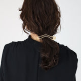 Wave Gold Hair Clip