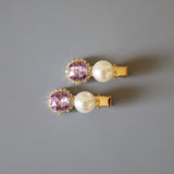 Purple Pearl Mini Clip
