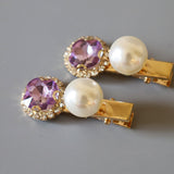 Purple Pearl Mini Clip