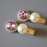 Purple Pearl Mini Clip