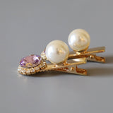 Purple Pearl Mini Clip