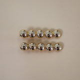 Dot Gold 2pcs Hair Clip