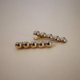Dot Gold 2pcs Hair Clip