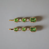Green Studs Hair Pin