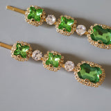Green Studs Hair Pin