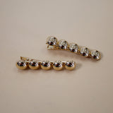 Dot Gold 2pcs Hair Clip