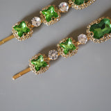 Green Studs Hair Pin