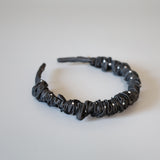 Gather Headband Grey Dot