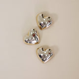 Big Gold Heart Hair Clip