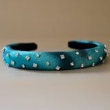 Slender Headband Blue Black