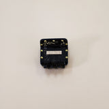 Square Clear Black Hair Clip