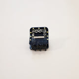 Square Clear Black Hair Clip
