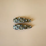 Hair Pin Blue Yellow